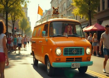 Mystery Machine Van: Scooby-Doo's Groovy Ride!